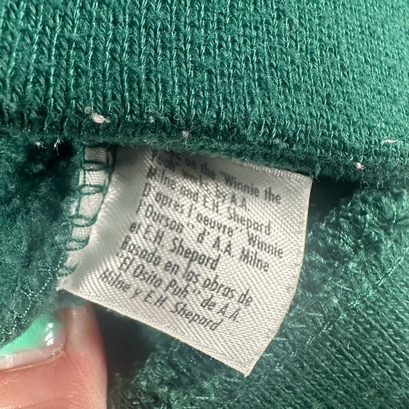 Disney store merchandise Tigger fleece sweatshirt vintage 90’s Winnie the Pooh - Picture 2 of 12